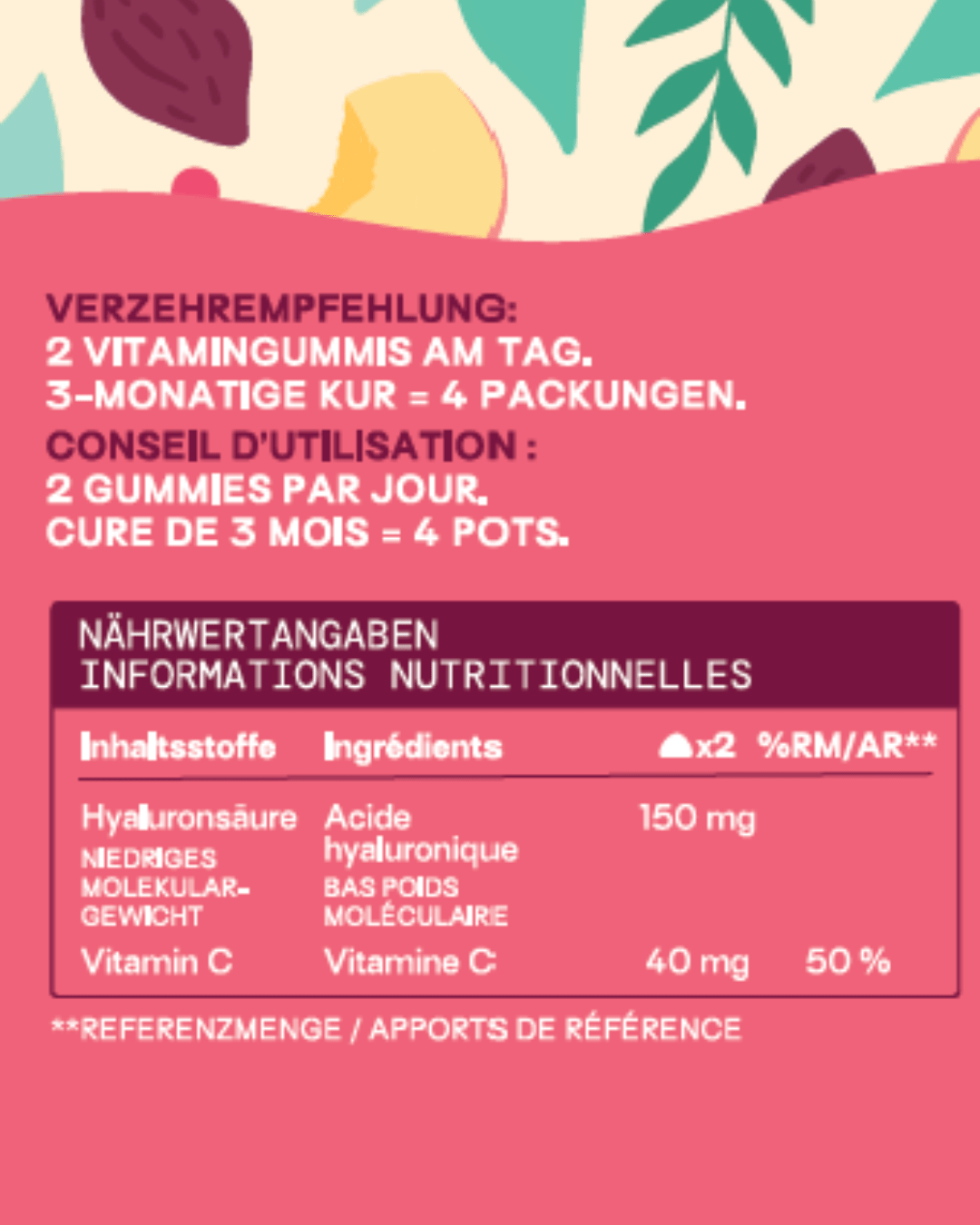 Mium Lab Hyaluronsäure Vitamingummis - soka