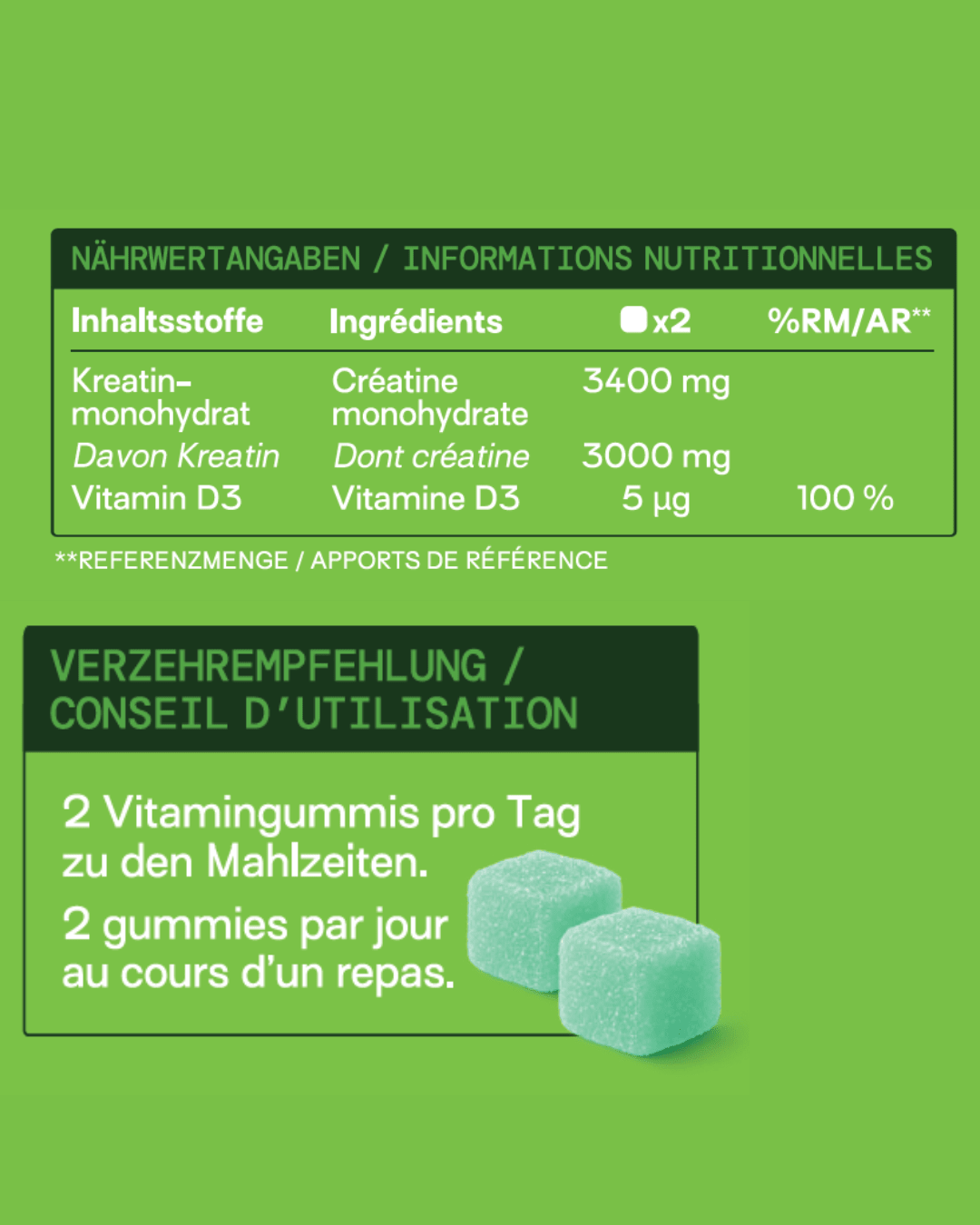 Mium Lab Kreatin Vitamingummis - soka