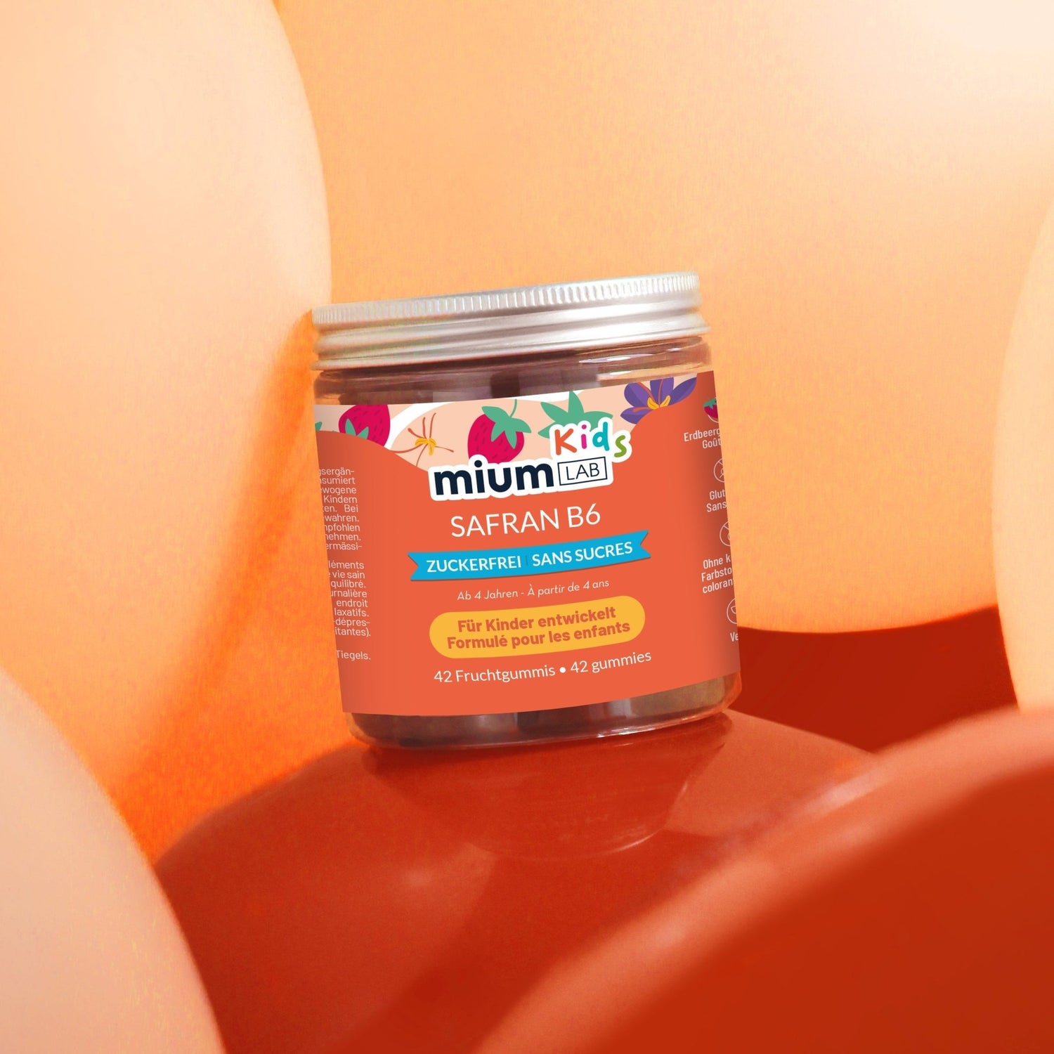 Mium Lab Safran B6 Kinder Gummis Detail soka.ch