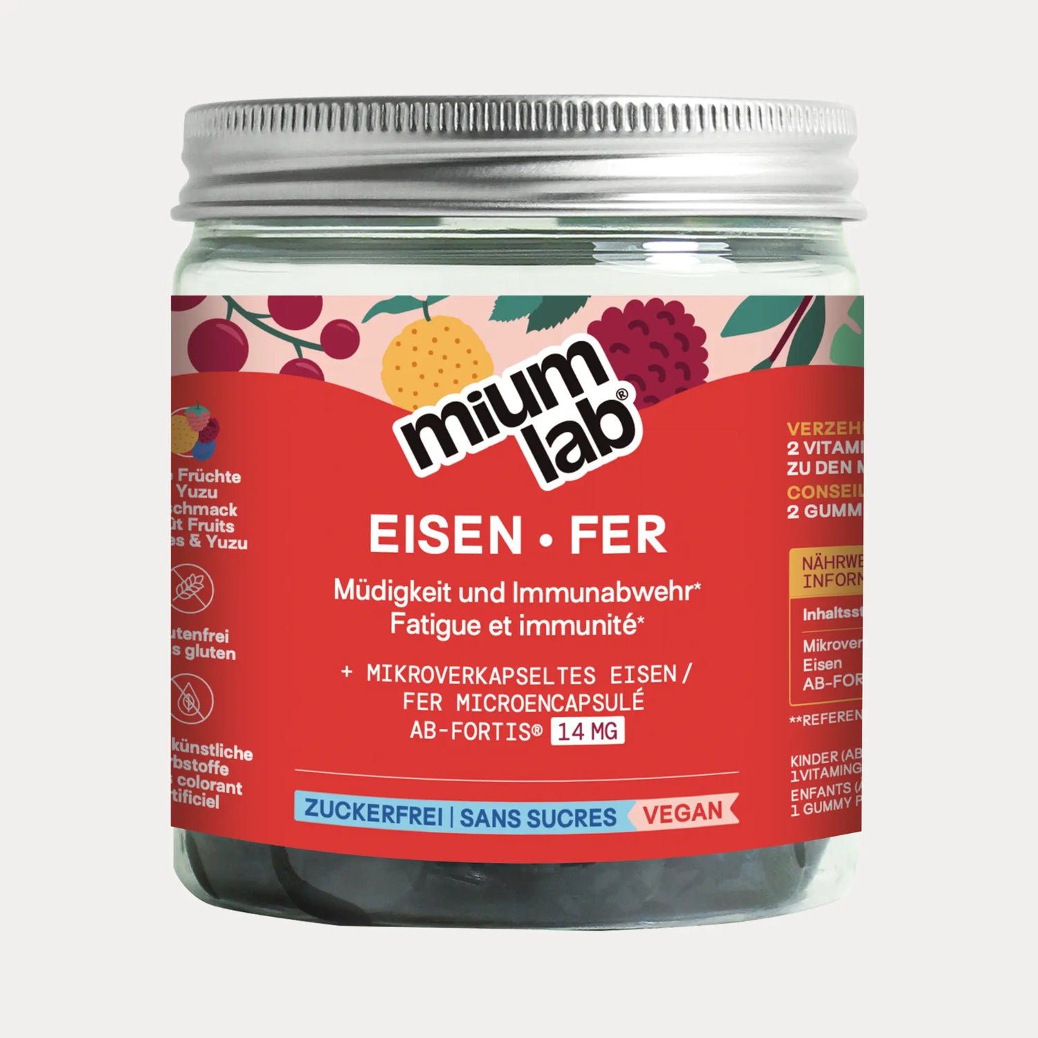 Mium Lab Eisen Vitamingummis - soka