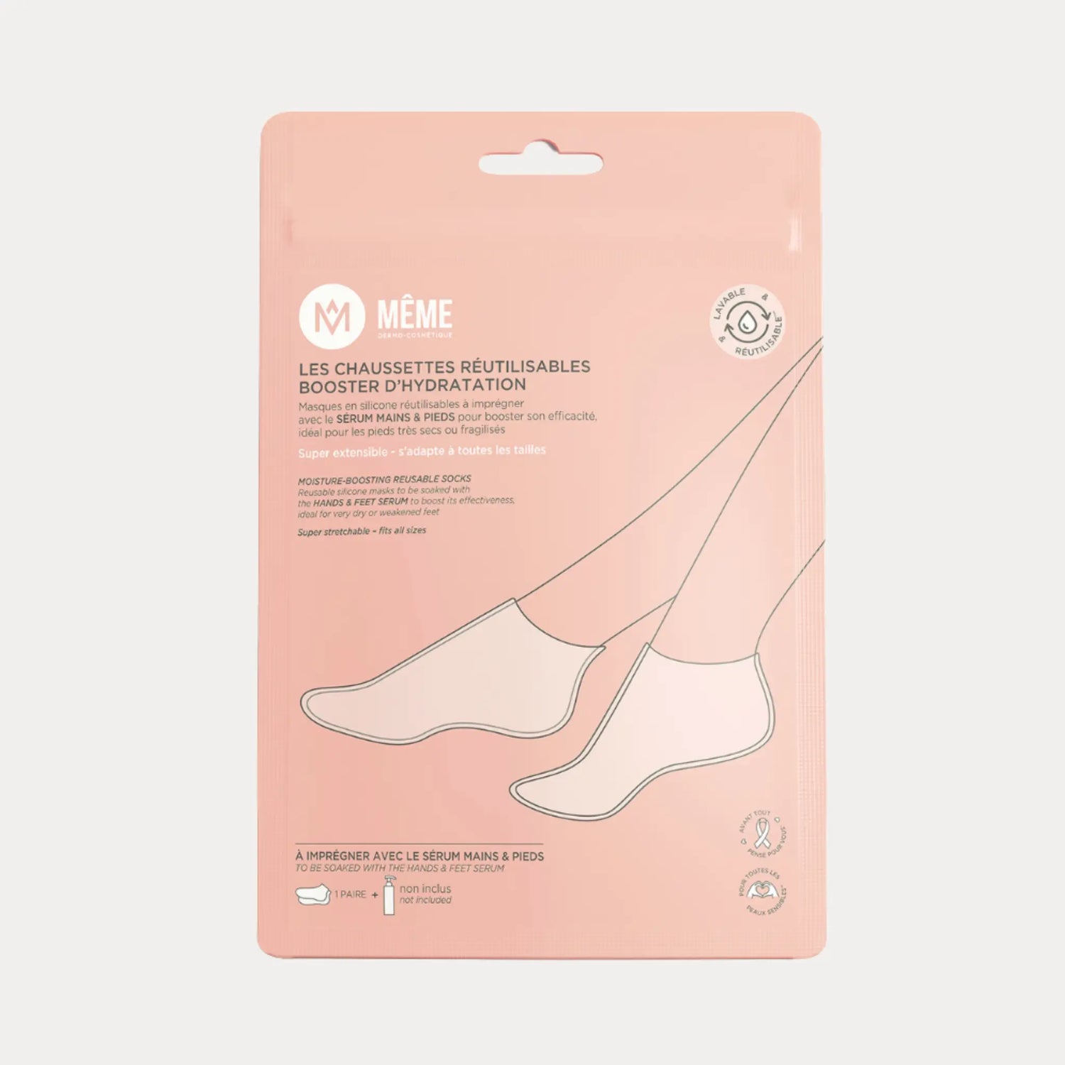 Même Cosmetics - Wiederverwendbare Silikonsocken - soka