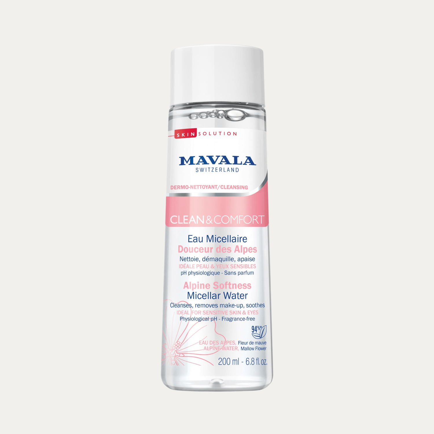 MAVALA - CLEAN & COMFORT Sanftes Alpen Mizellarwasser - soka
