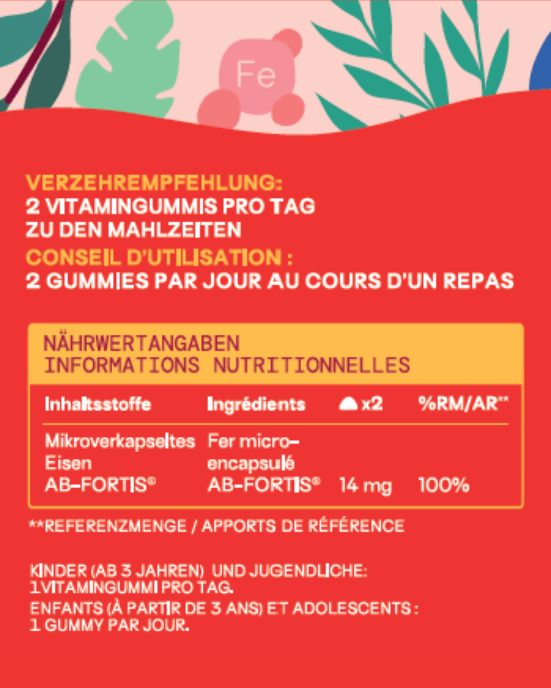 Mium Lab Eisen Vitamingummis - soka