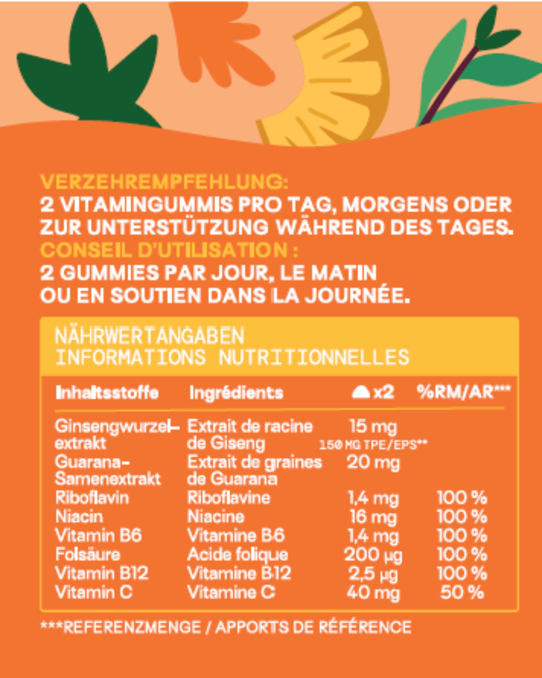 Mium Lab Energie Vitamingummis - soka