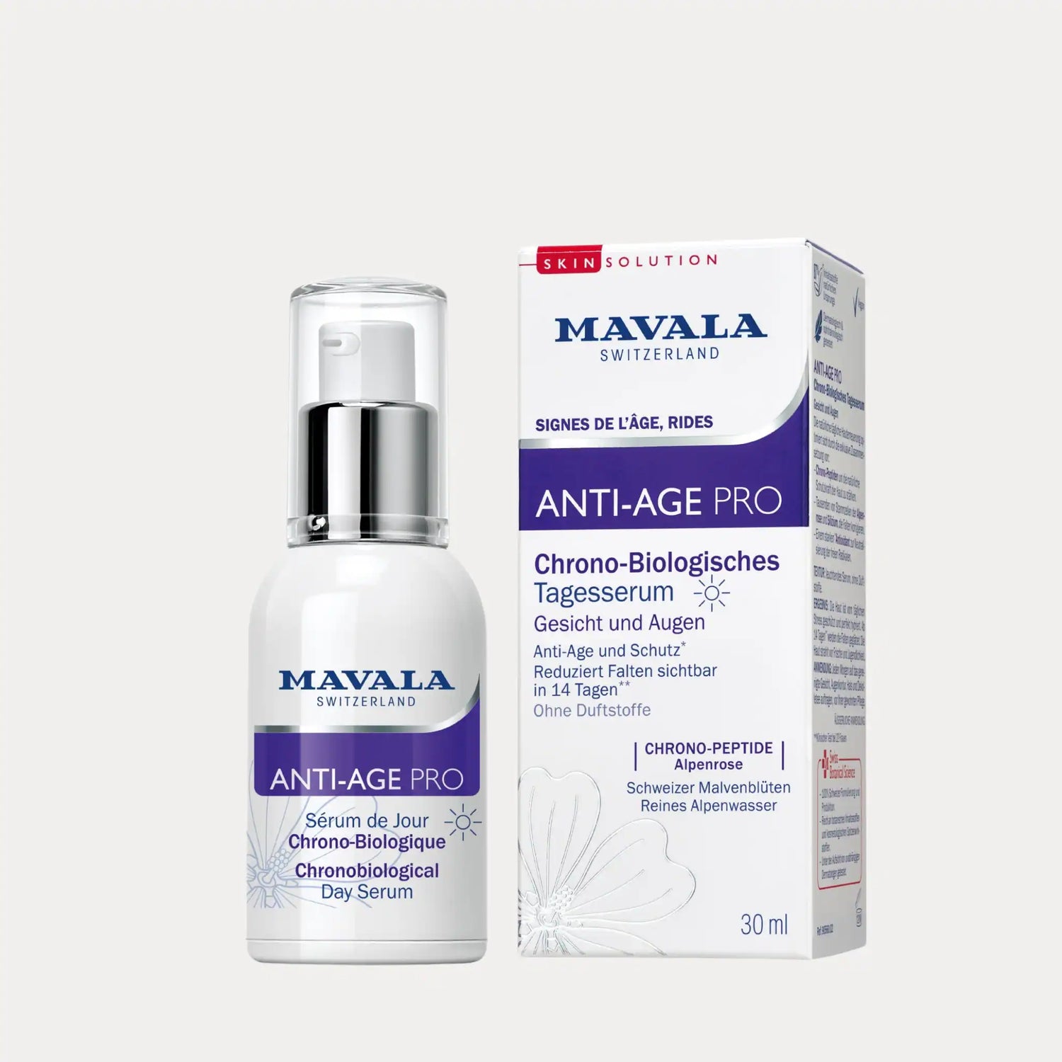 MAVALA - Anti - Age Pro Chrono - Biologisches Tagesserum - soka