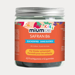 Mium Lab Safran B6 Kinder-Gummis 20mg Safran-Extrakt ab 4 Jahren soka.ch