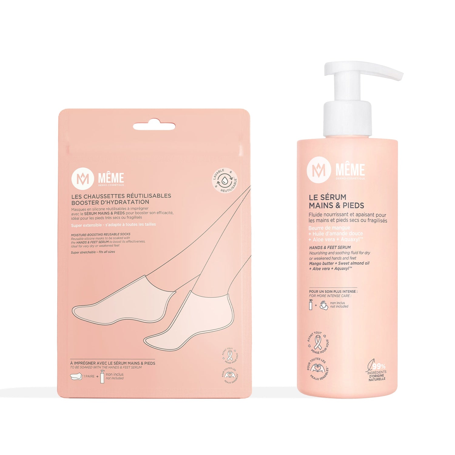 Même Cosmetics - Wiederverwendbare Silikonsocken - soka
