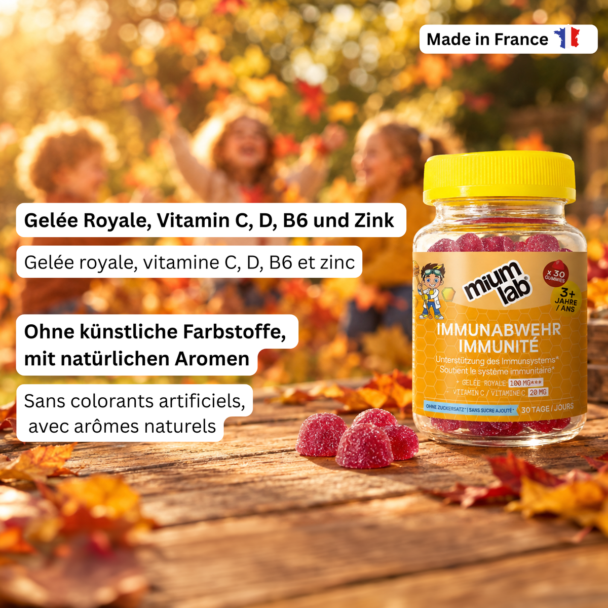 Mium Lab Kids Immunabwehr Vitamingummis - soka