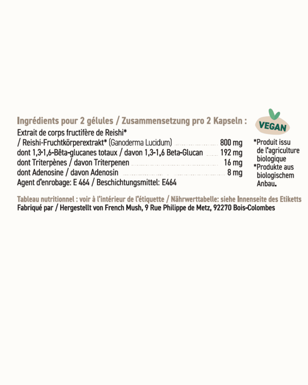 French Mush – Reishi - soka
