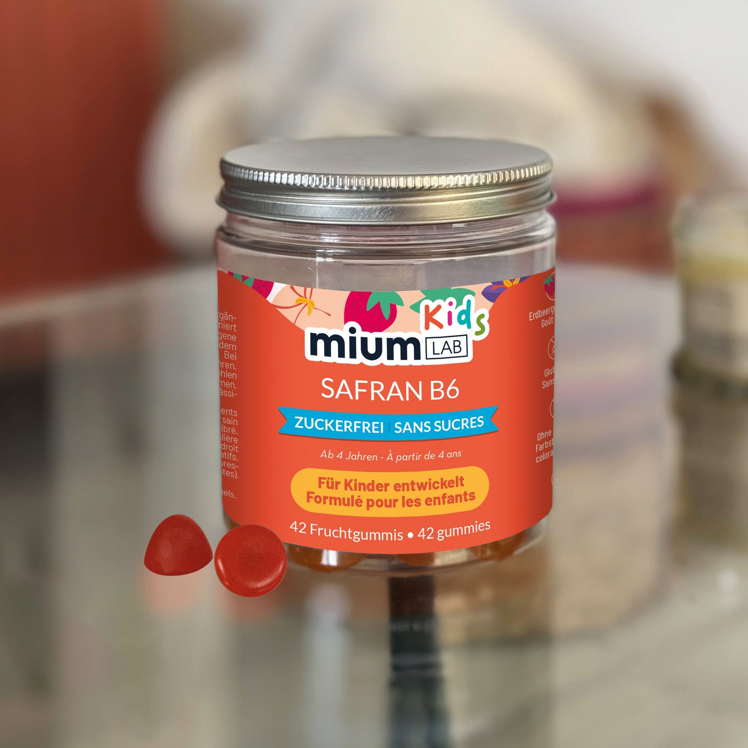 Mium Lab Safran & B6 Kinder-Gummis