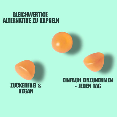 Vitamine, die man gerne nimmt.