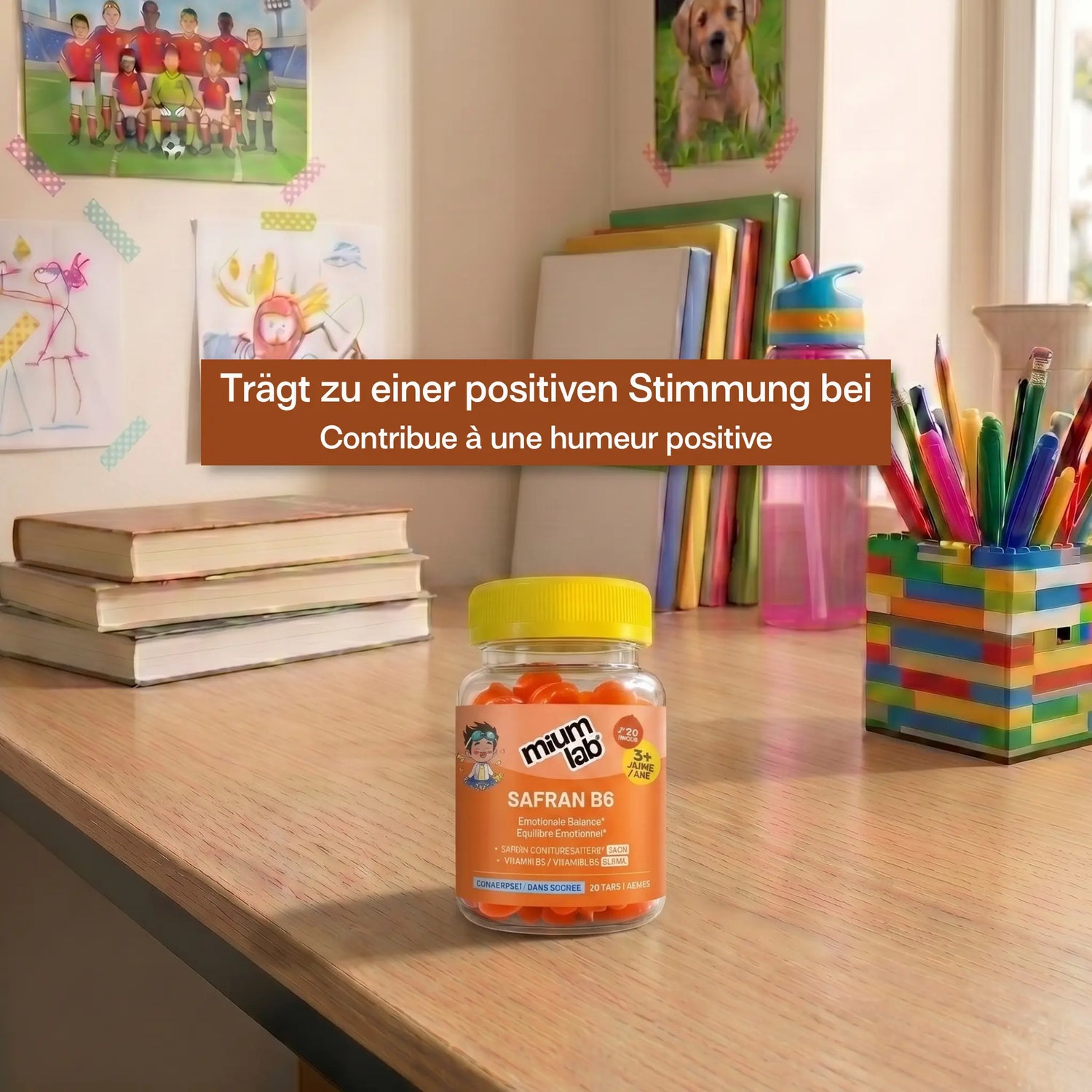 Mium Lab Kids Safran B6 Gummis Lifestyle soka.ch