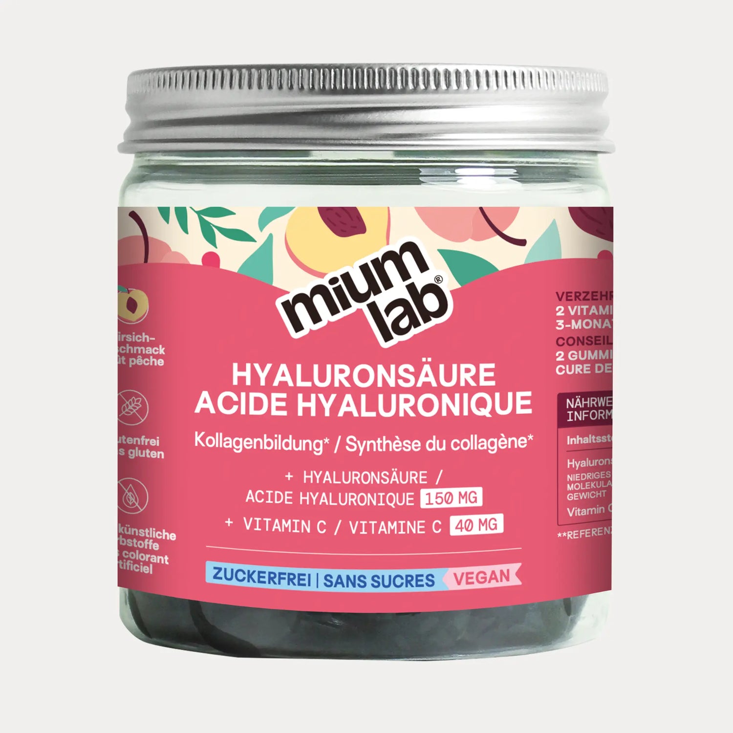 Mium Lab Hyaluronsäure Vitamingummis - soka