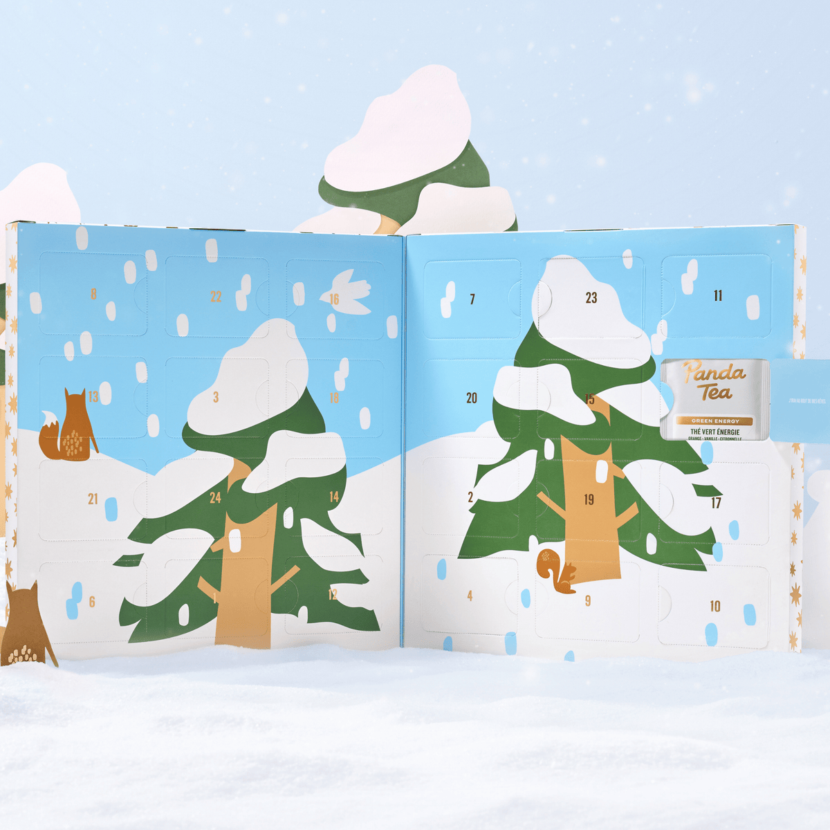 Panda Tee Adventskalender - 24 Teebeutel - soka